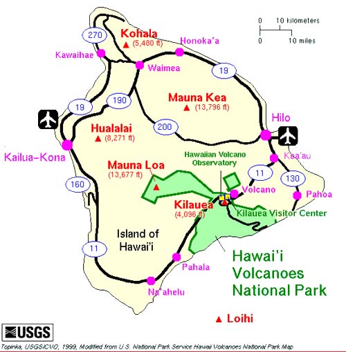 Hawaii Volcanoes National Park, Kilauea Volcano