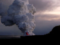 Lava flow on Southeast Kona, Da Big Island